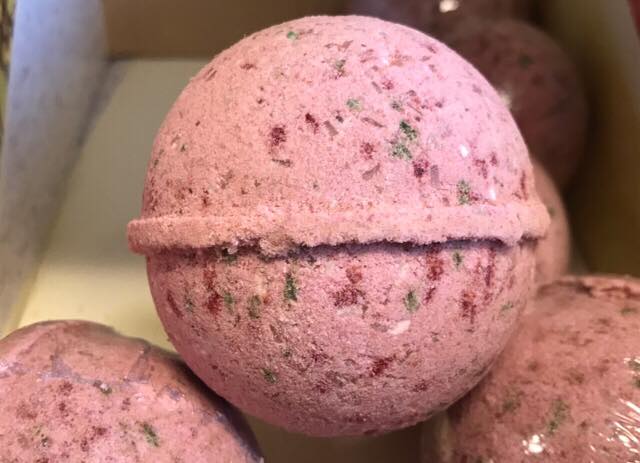 Rhubarb Bath Bomb